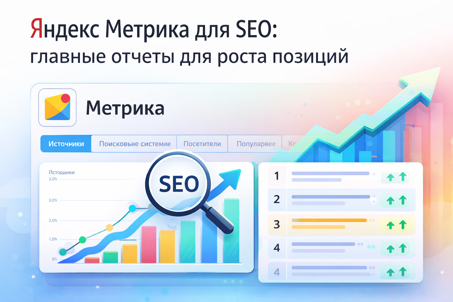 Яндекс Метрика для SEO: главные отчеты для роста позиций