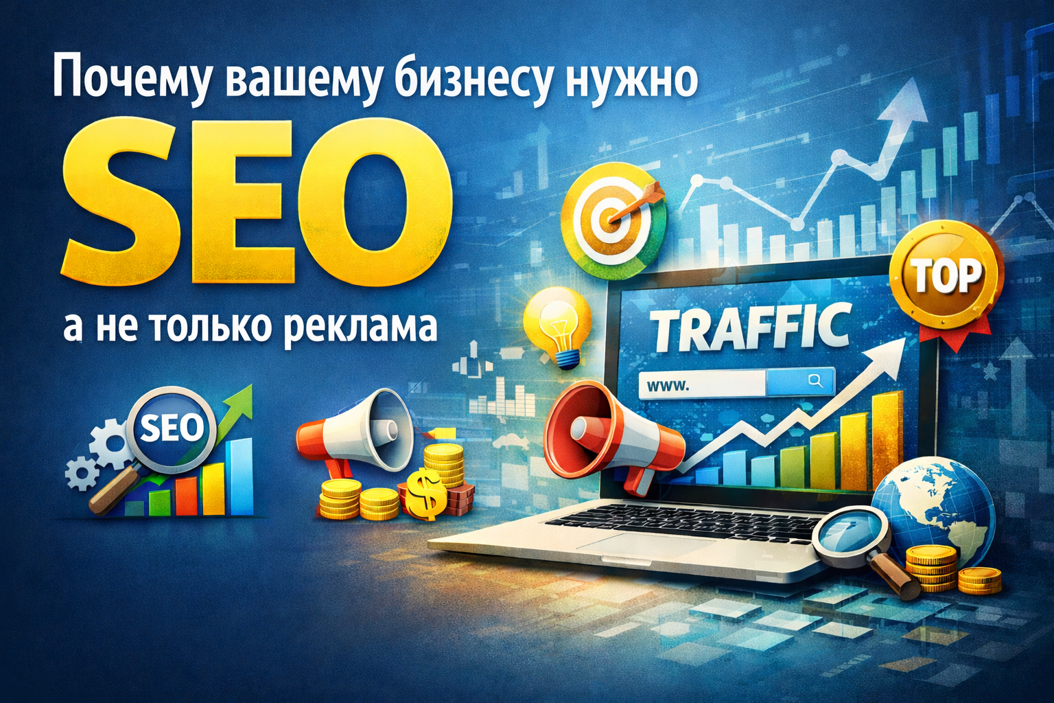 Почему вашему бизнесу нужно SEO, а не только реклама